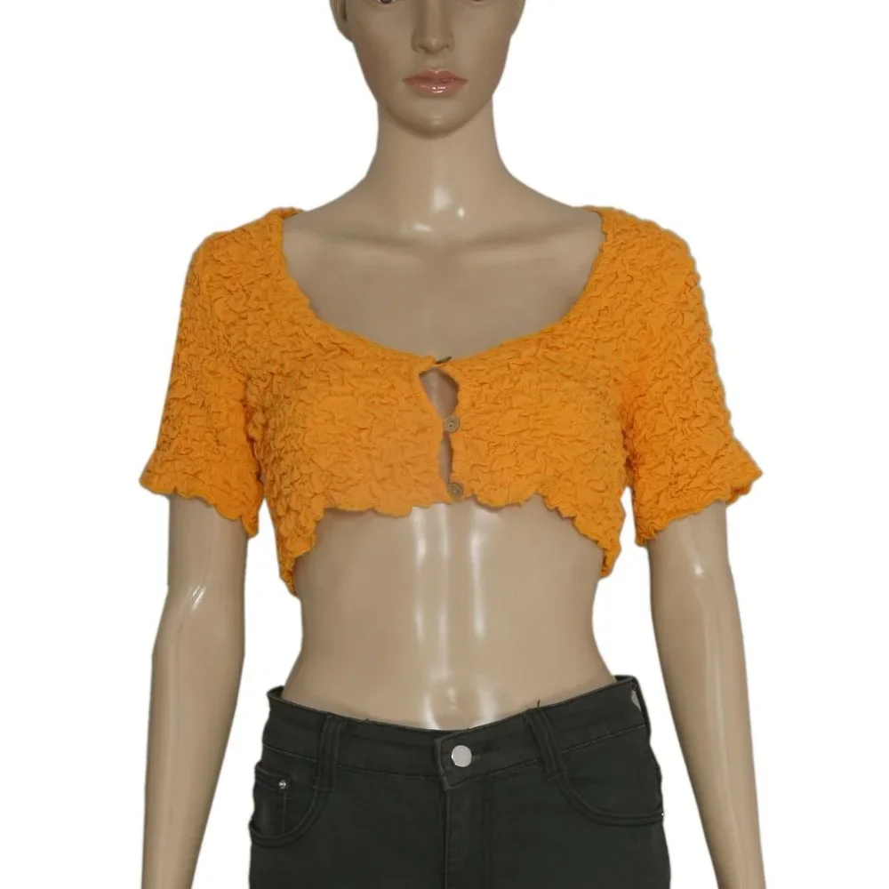 Free People Double The Fun Endless Summer Cropped Top L